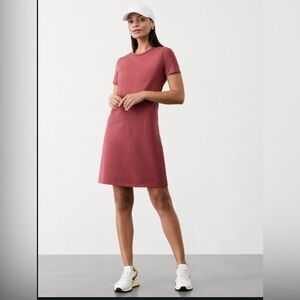 Athleta Essential Tee Dress in Red Rock Large NWT
